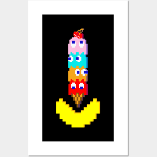 Pacman Creamery Posters and Art